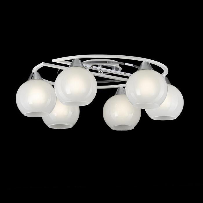 CL121160 Отто Белый+Хром Св-к Люстра Люстра потолочная  CL121160