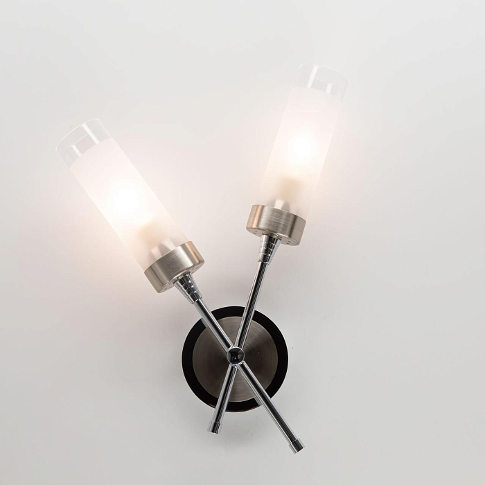 CL109321 Хеликс Хром Мат+Хром Св-к Бра Бра на 2 лампы  CL109321