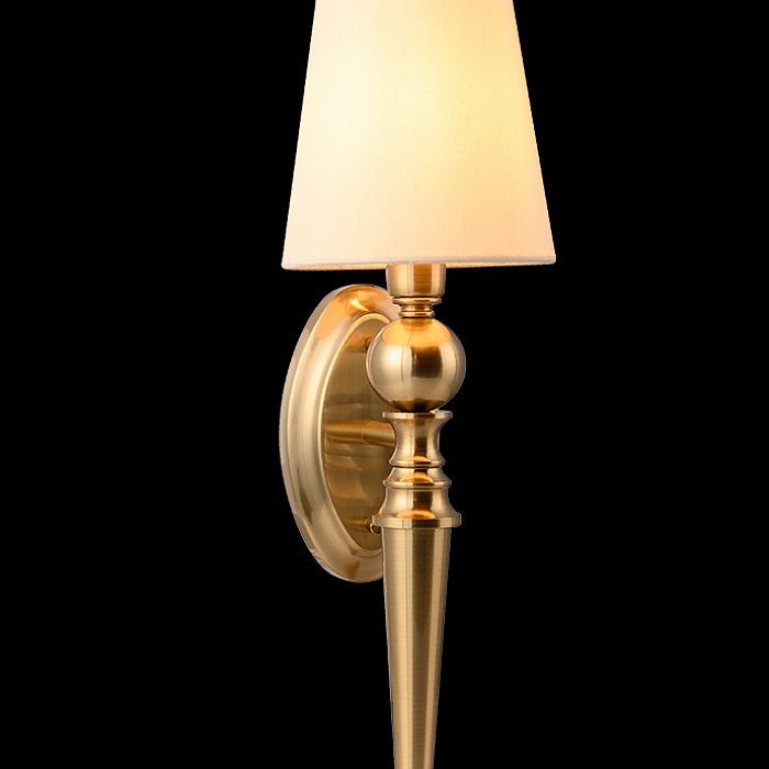 Бра Crystal Lux PER AP1 BRASS/BEIGE