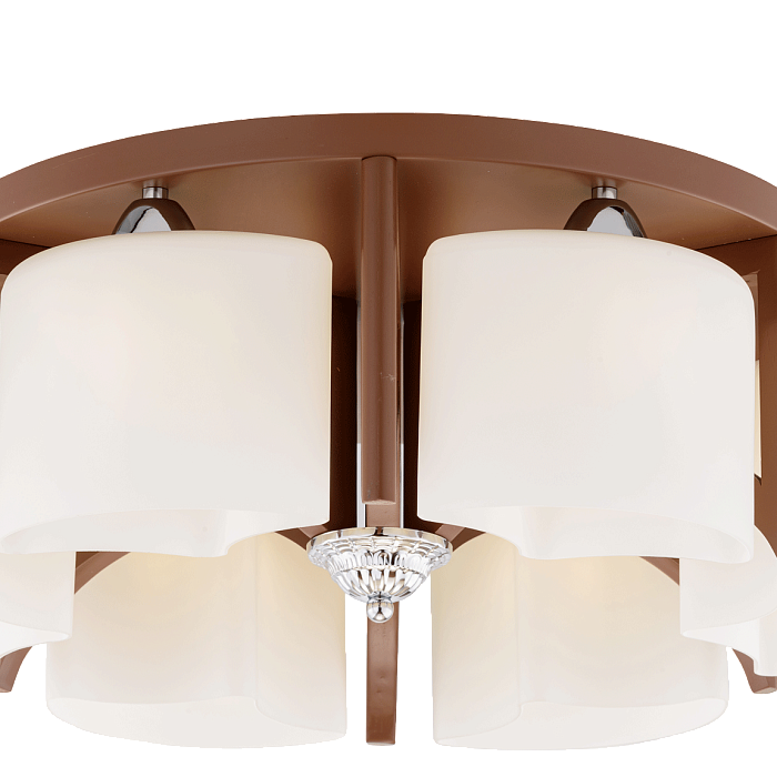 Люстра потолочная Sfera Sveta 85652/6C BROWN+CHROME
