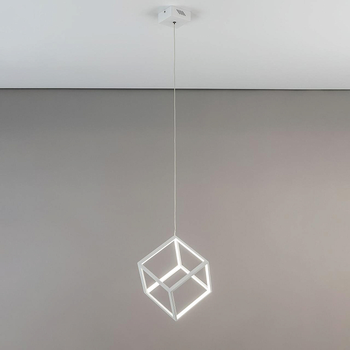 CL719200 Куб Белый Св-к Подвес, LED 30W*4000K Светильник светодиодный  CL719200