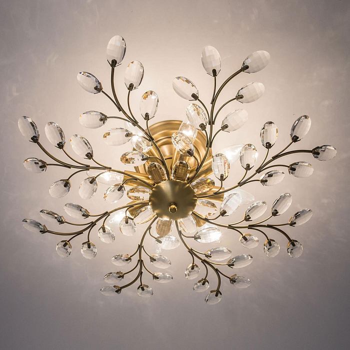 CL315183 Серенада Бронз+Прозр Св-к Люстра Люстра потолочная  CL315183