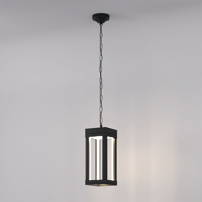 Уличный светильник подвесной Elektrostandard 1528 TECHNO LED черный