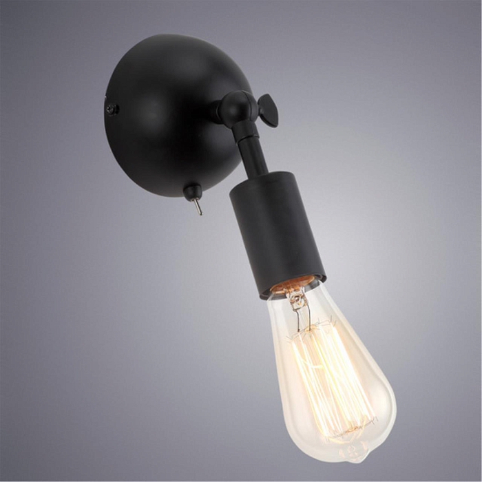 Бра на 1 лампу ARTE LAMP A9190AP-1BK
