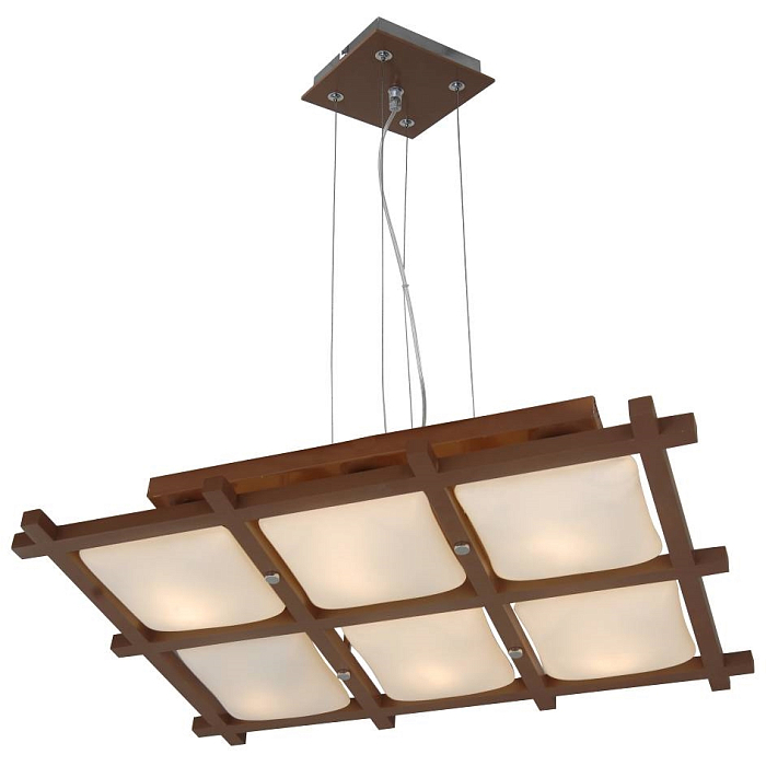 Люстра подвесная Sfera Sveta 85651/6PD BRWN+CHROME