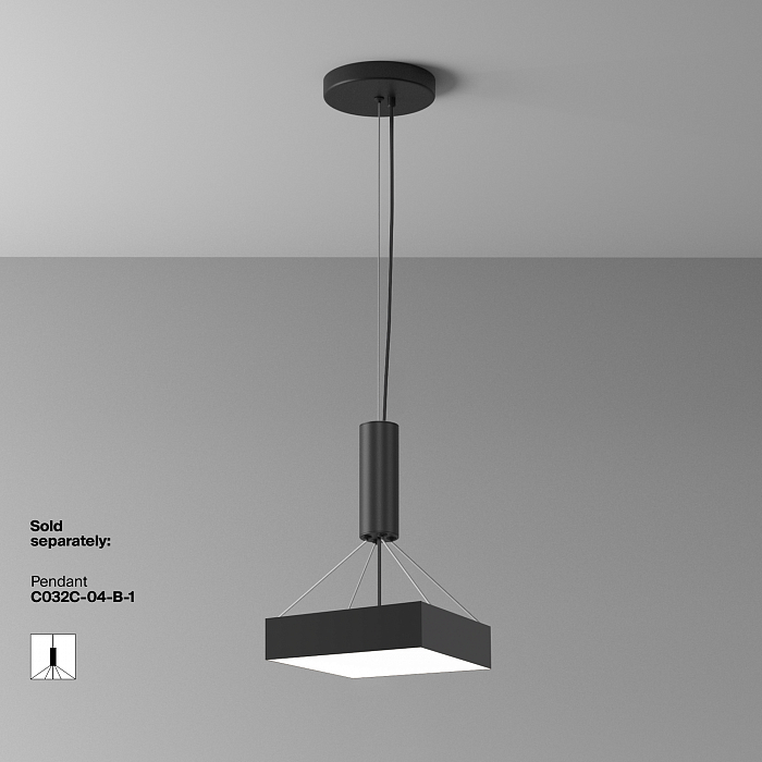 Светильник Technical C032CL-36W4K-SQ-B