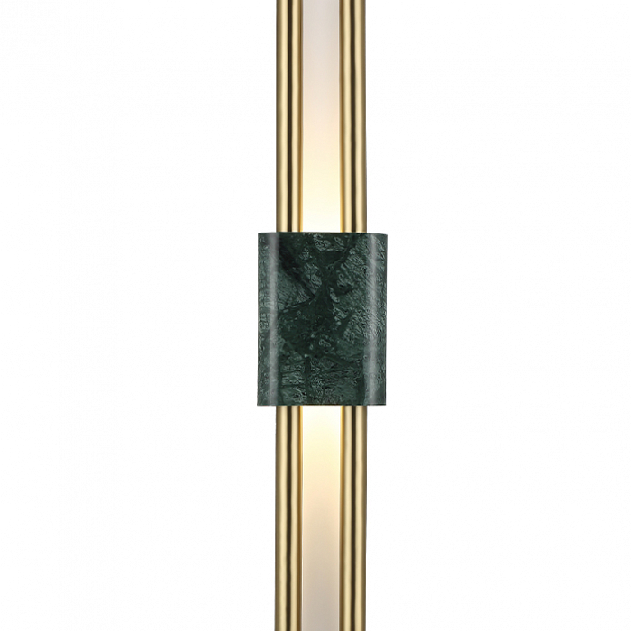 Бра Crystal Lux CARTA AP6W LED GREEN/BRASS