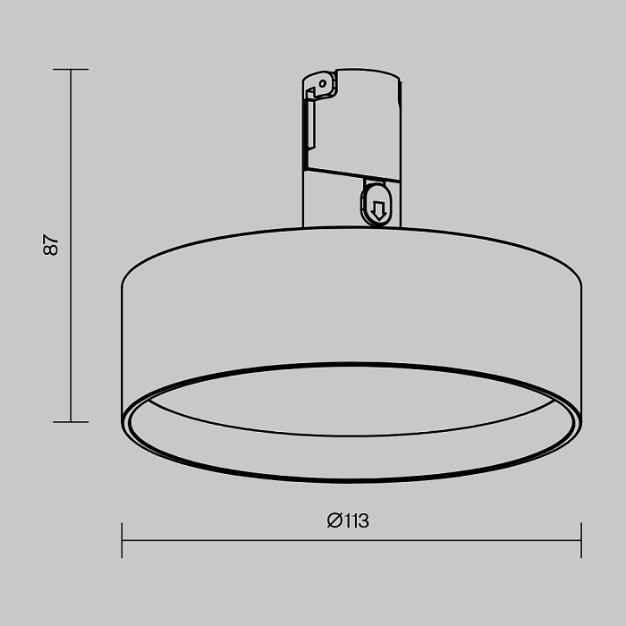 Трековая система Technical TR204-1-12W3K-B