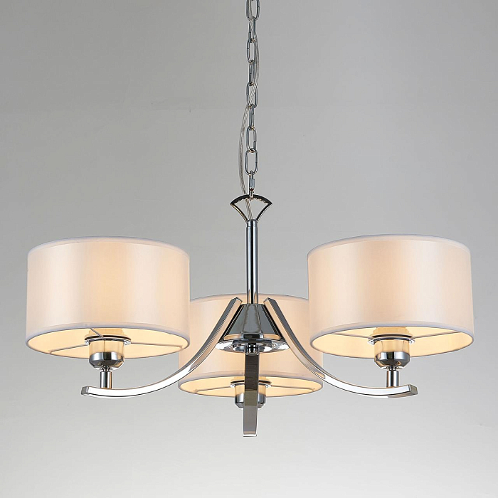 CL466130 Эвита Хром+Белый Св-к Люстра Люстра подвесная  CL466130