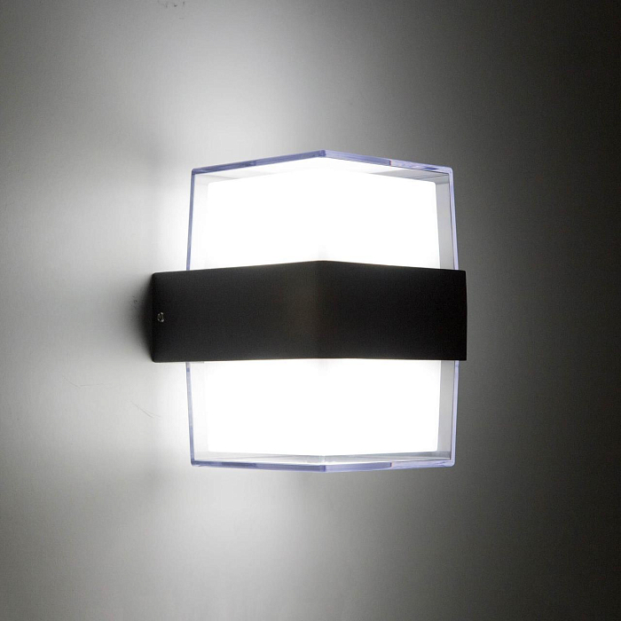 CLU0009K Св-к Уличный Настен. 2*6W*4000K Уличный светильник светодиодный  CLU0009K