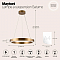 Светильник подвесная Maytoni MOD415PL-L45BS4K