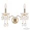 Бра хрустальные 107B/2/165 G Bohemia Ivele Crystal Бра Bohemia Ivele Crystal 107B/2/165 G