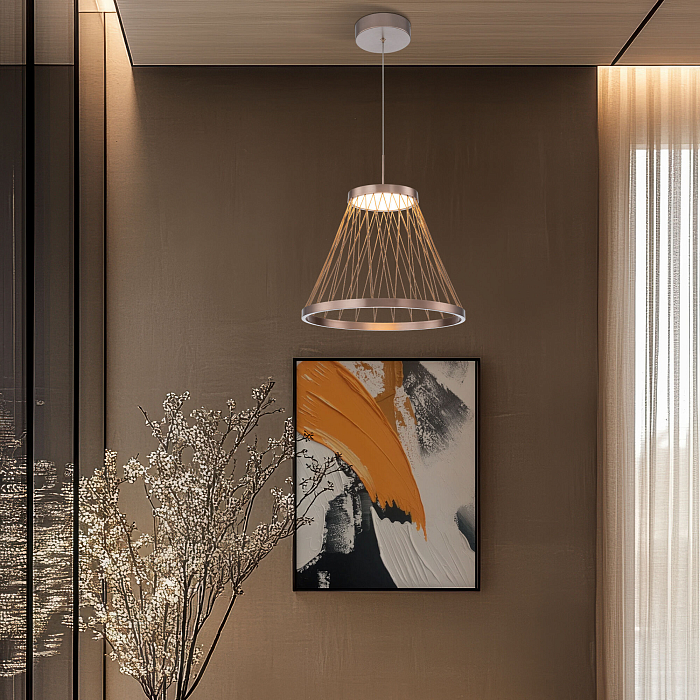 Люстра Eurosvet 40016/1 LED коричневый