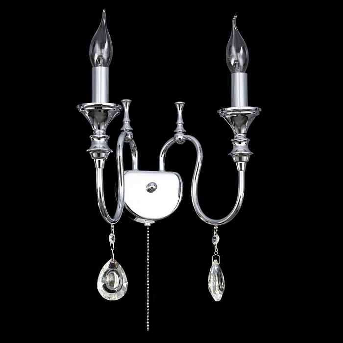 CL437321 Рига Хром Св-к Бра Бра на 2 лампы  CL437321