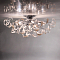 CL222191 Рандом Хром+Прозр+Бел Св-к Люстра Люстра потолочная  CL222191