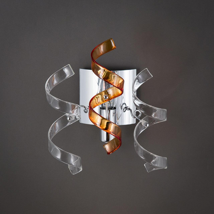 CL222322 Рандом Хром+Прозр+Янт Св-к Бра Бра на 1 лампу  CL222322