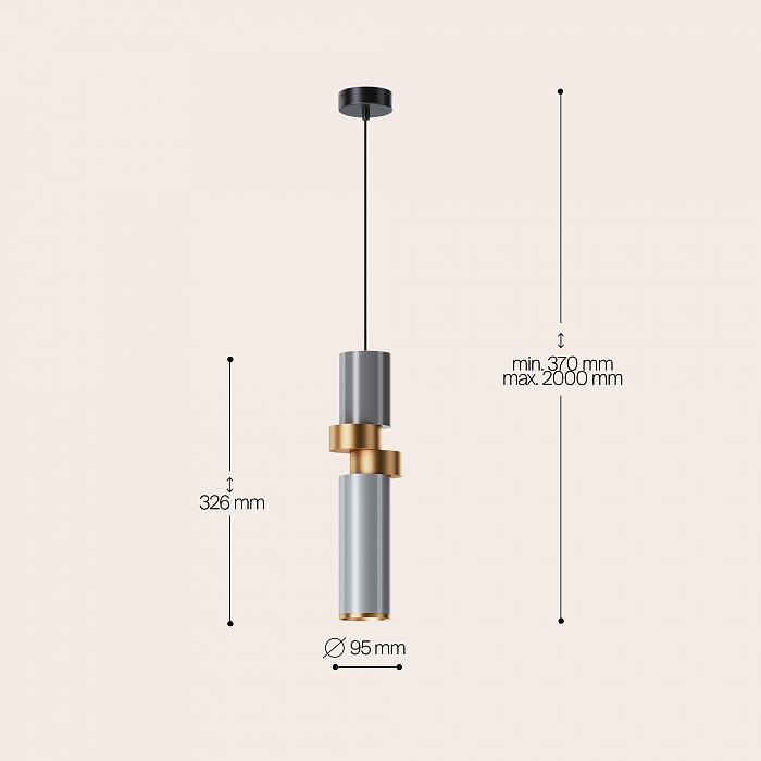 Светильник одинарный Maytoni MOD303PL-01CFL2