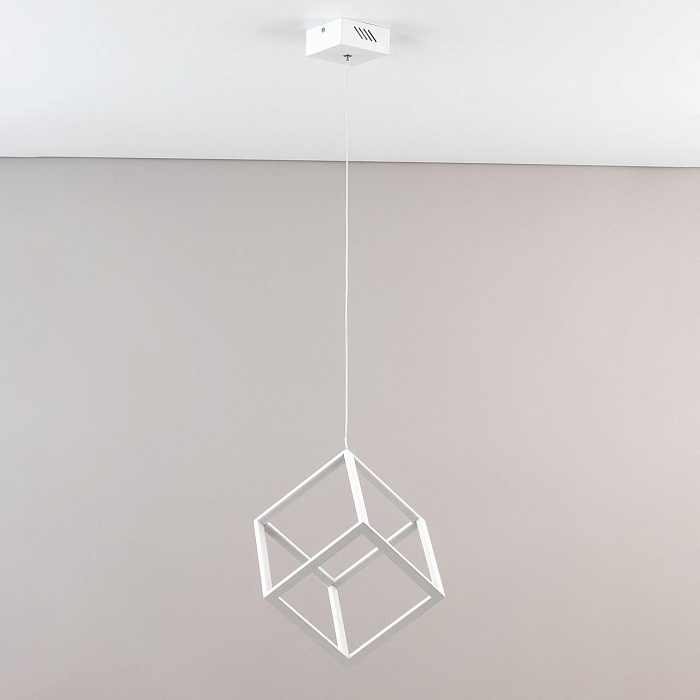 CL719200 Куб Белый Св-к Подвес, LED 30W*4000K Светильник светодиодный  CL719200