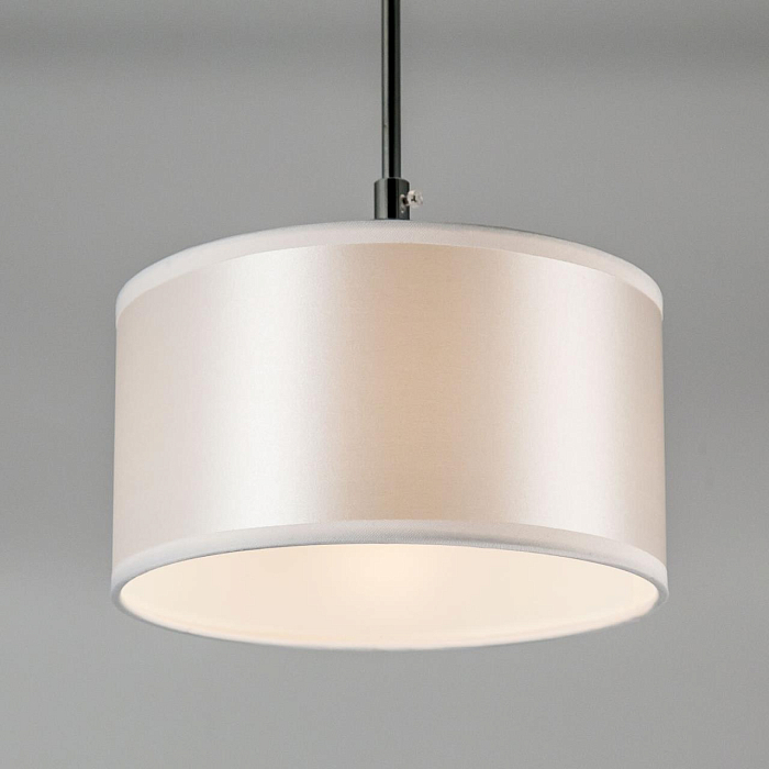 CL466110 Эвита Хром+Белый Св-к Подвес Светильник одинарный  CL466110