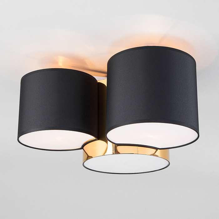 Светильник потолочная TK Lighting 3445 Mona Black / Gold