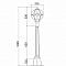 Уличный светильник на столбе Outdoor O023FL-01G