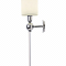 Бра Crystal Lux MIRABELLA AP1 CHROME/WHITE