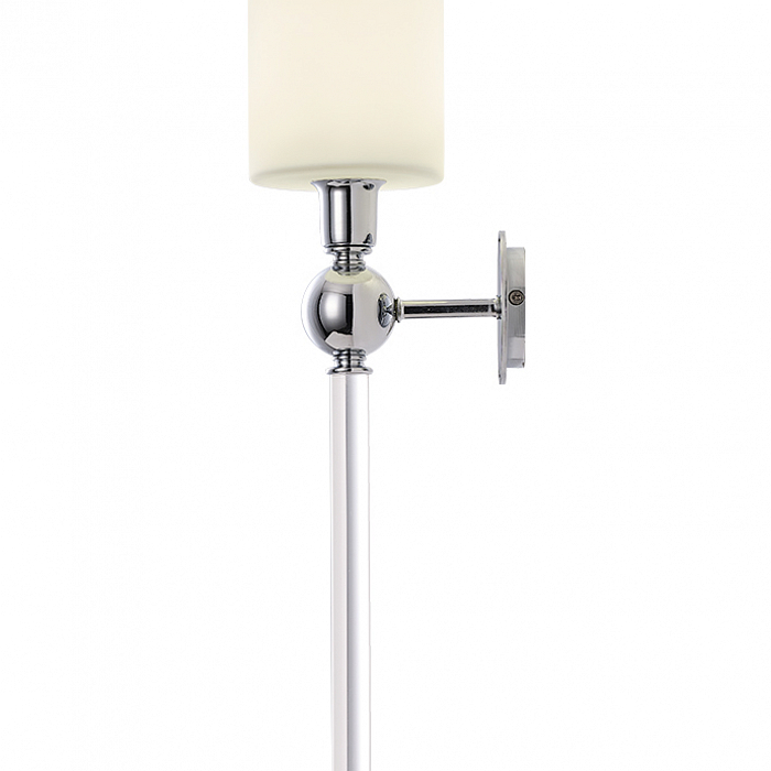 Бра Crystal Lux MIRABELLA AP1 CHROME/WHITE