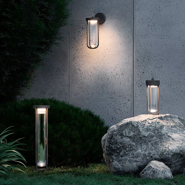 Светильник садово-парковый светодиодный Ritz черный 35183/F черный Уличный светильник Elektrostandard 35183/F черный