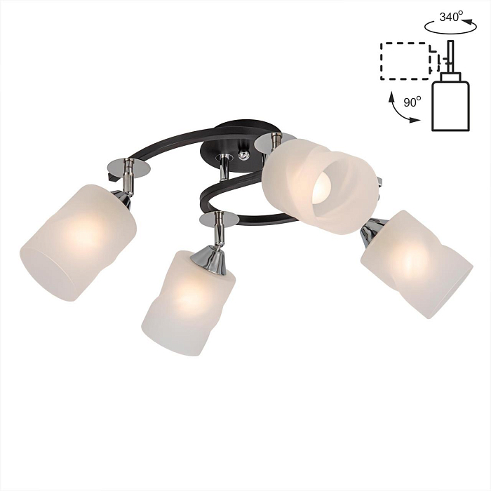 CL119241 Сиерра Черный Св-к Люстра Люстра потолочная  CL119241