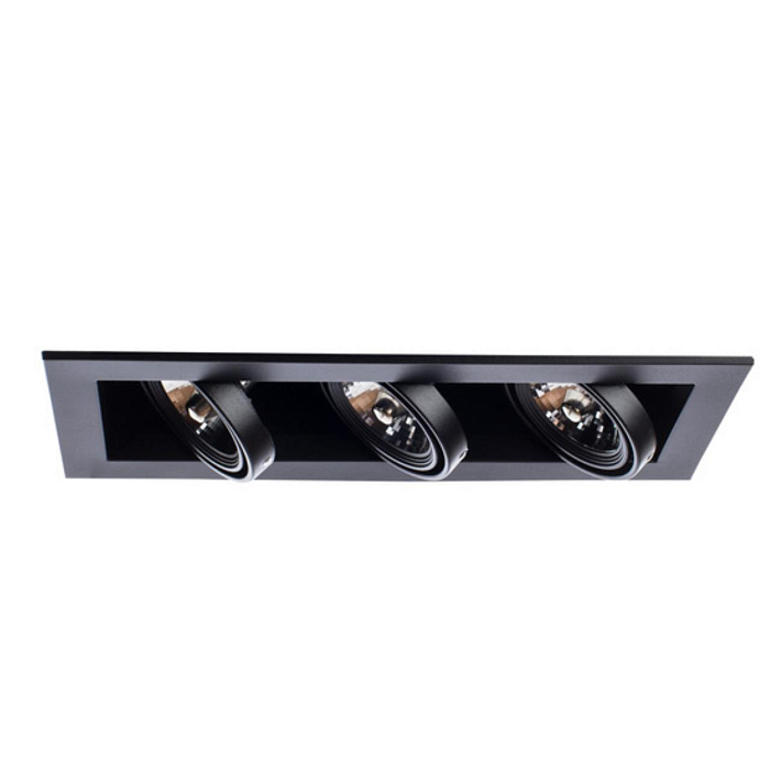 Спот встраиваемый ARTE LAMP A5930PL-3BK