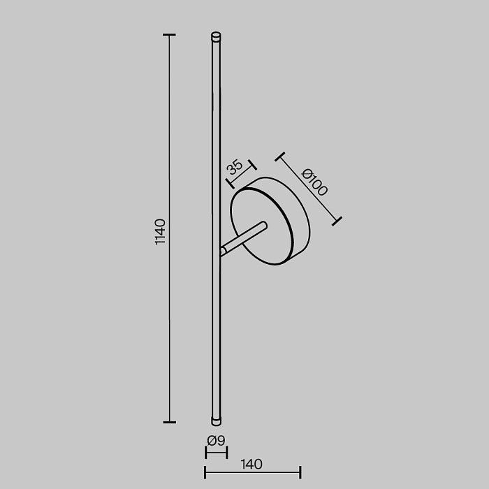 Бра Technical C084WL-L18BS2.7K