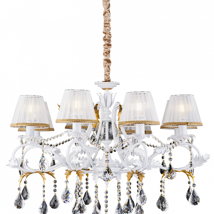 Люстра подвесная Sfera Sveta 22476/8 WH+GD