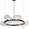Люстра Crystal Lux AGATA SP15 V2 BLACK/TRANSPARENTE