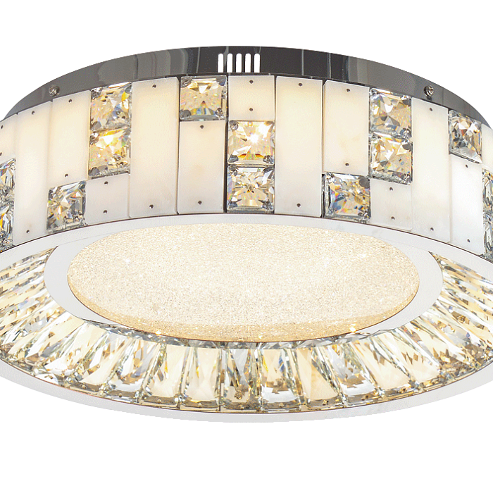Люстра NewRgy 2896R/84W CHROME+CLEAR
