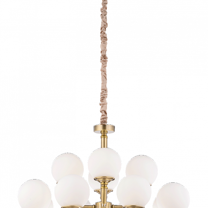 Люстра подвесная NewRgy 8683/8+4BR BRONZE
