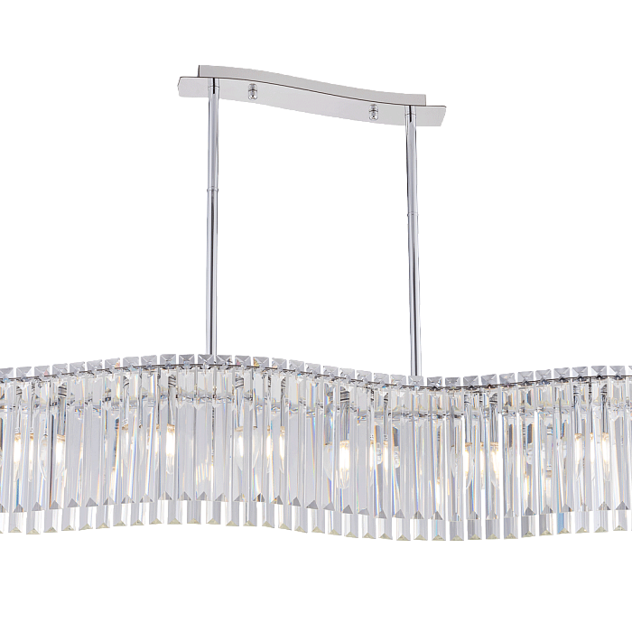 Люстра NewRgy 3100R/8A CHROME+CLEAR