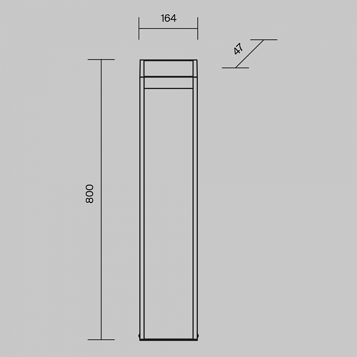 Уличный светильник Outdoor O444FL-L13GF3K2