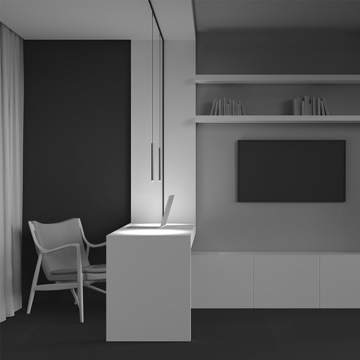 Трековая система Technical TR191-1-3W4K-M-BBS