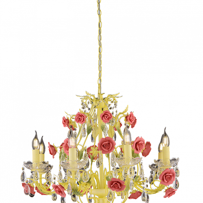Люстра подвесная Sfera Sveta 0876/8 YELLOW