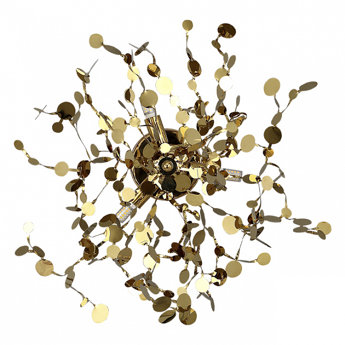 Светильник Crystal Lux GARDEN AP-PL3 D400 GOLD