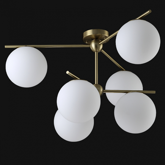 Люстра Crystal Lux FELIZ SP-PL6 BRONZE/WHITE