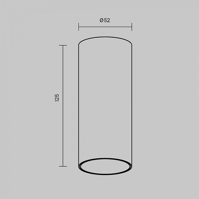 Светильник накладной Technical C056CL-L12W3K-W-W