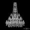Люстра Bohemia Ivele Crystal 1411/20+10+5/400/XL-155/3d Ni