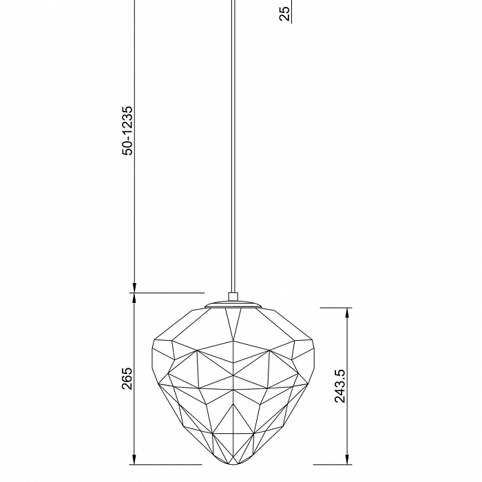 Светильник одинарный Maytoni P053PL-01BL