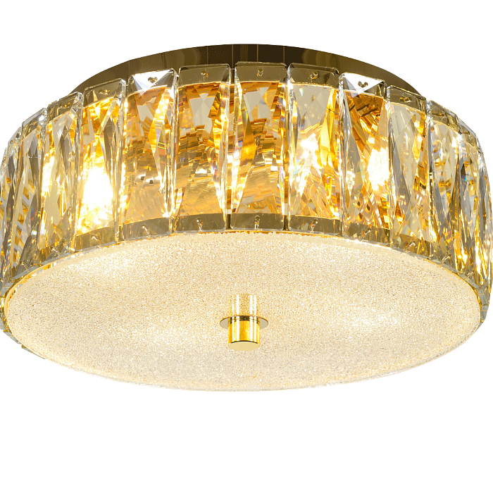 Люстра NewRgy 5653E/4A GOLD+CLEAR