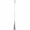 Вешалка BOGACHO 25004 Айс(БЛ)-БЛ-Айс(БЛ) Подставка: Цвет Айс(БЛ), скульптура: АСр - цвет Античное серебро, ковка: цвет Античное серебро, 27009 Античное серебро(АСр)