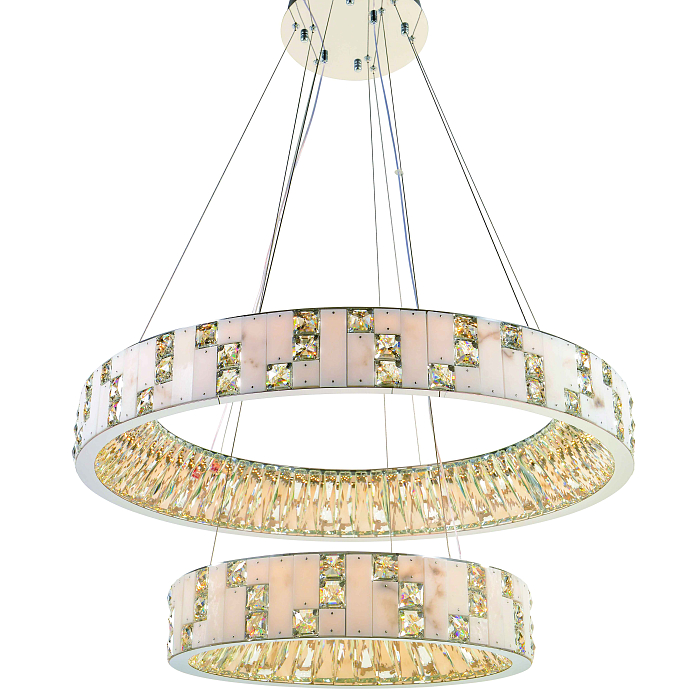 Люстра NewRgy 6029R/130W CHROME+CLEAR