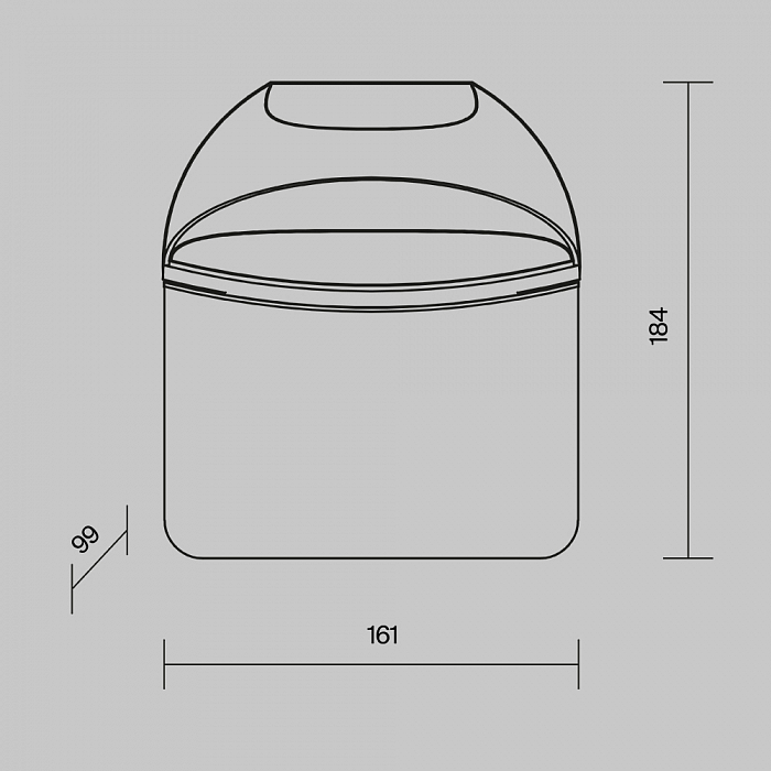 Бра Outdoor O447WL-L7GF3K