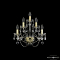 Бра на 3 и более ламп Bohemia Ivele Crystal 1402B/2+2+1/160 G