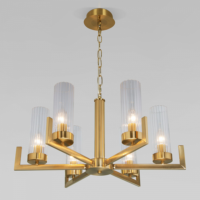 Люстра подвесная Eurosvet 60133/6 латунь